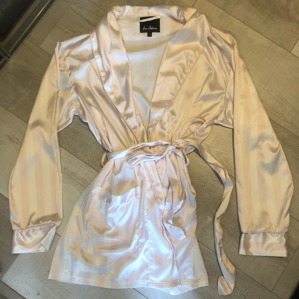 Like new Sam Edelman striped robe - Picture 1 of 3